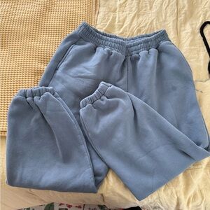 Comfrt Blue Fleece Sweatpants - Elastic Waist